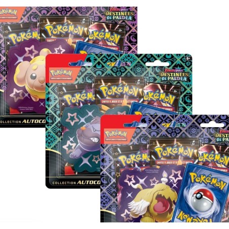 Pack 3 Boosters Pokemon Ecarlate et Violet - Destinées de Paldea