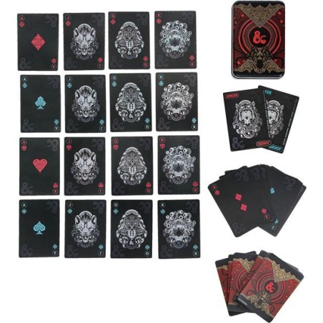 Jeu de 54 cartes Dungeons & Dragons