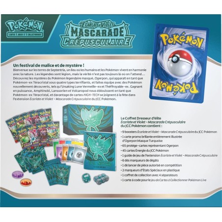 Pokémon Coffret Dresseur d'Elite: Mascarade Crépusculaire