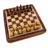 Jeu d'Echecs Acacia Magnétique Pliant 13cm