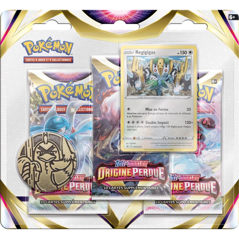 Pokémon: Pack 3 Boosters - Epée Et Bouclier Origine Perdue