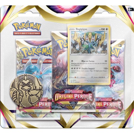 Pokémon: Pack 3 Boosters - Epée Et Bouclier Origine Perdue