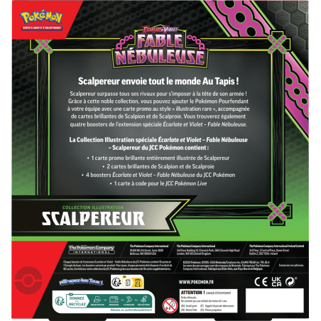 Coffret Pokemon Scalpereur EV6.5 Fable Nébuleuse