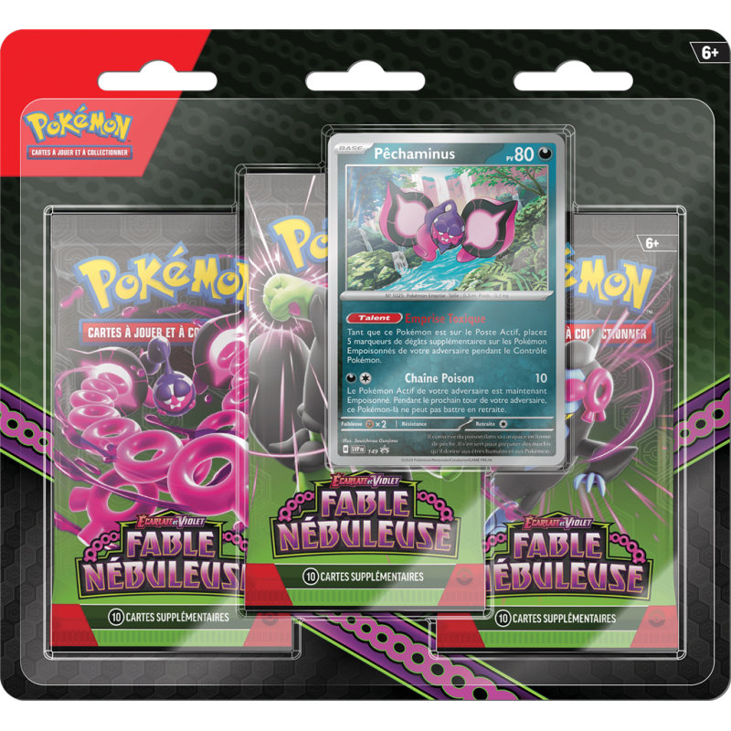 Tripack Boosters Pokemon 6.5 Fable Nébuleuse