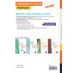 Apprendre à jouer aux échecs en classe - Cycles 1, 2 et 3