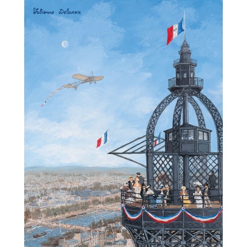 Puzzle 150 pices - Le Sommet De La Tour Eiffel Fabienne Delacroix