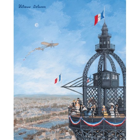 Puzzle 150 pices - Le Sommet De La Tour Eiffel Fabienne Delacroix