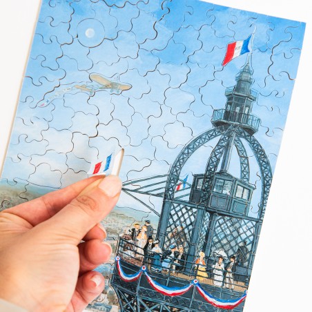 Puzzle 150 pices - Le Sommet De La Tour Eiffel Fabienne Delacroix