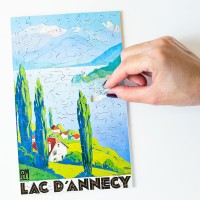 Puzzle 150 pices - Lac D'Annecy Roger Broders