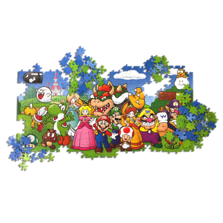 Puzzle 500 pièces - Super Mario and Friends