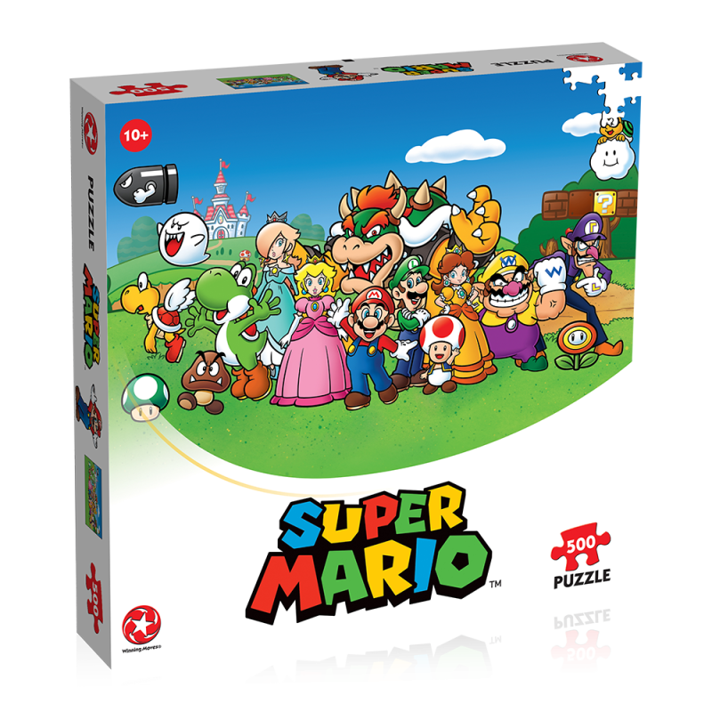 Puzzle 500 pièces - Super Mario and Friends