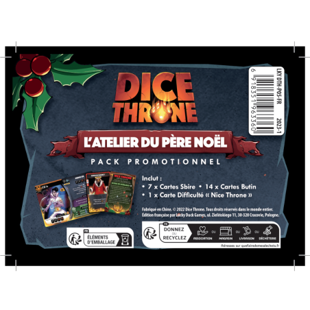 Dice Throne - Père Noël vs Krampus – Pack promotionnel