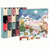 Puzzle 1008 pièces - Calendrier de l'Avent Village Noël