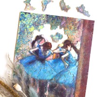 Puzzle 80 pices - Danseuses Bleues Degas