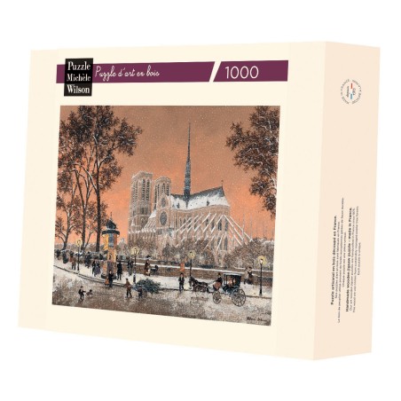 Puzzle 1000 pices - Premiere Neige Sur Notre Dame Delacroix