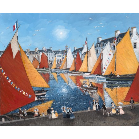 Puzzle 1200 pièces - La Fete De La Voile Fabienne Delacroix