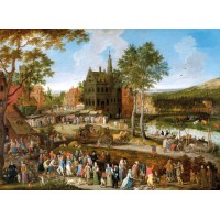 Puzzle 1500 pièces - Kermesse Flamande Pieter Gijsels