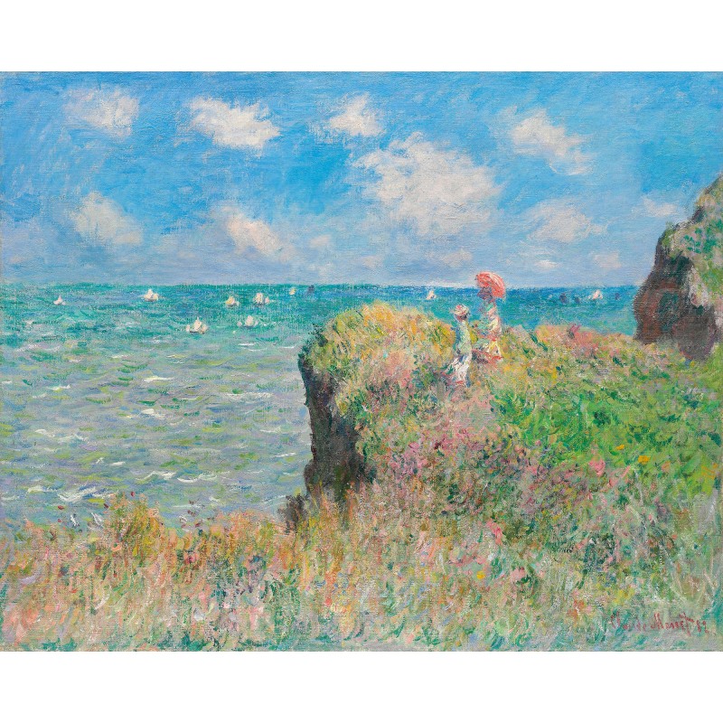 Puzzle 350 pièces - Promenade Sur La Falaise Monet