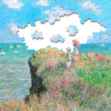 Puzzle 350 pices - Promenade Sur La Falaise Monet