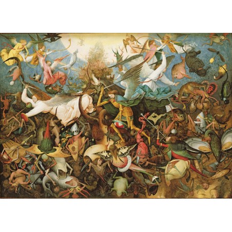 Puzzle 350 pièces - La Chute Des Anges Rebelles Bruegel