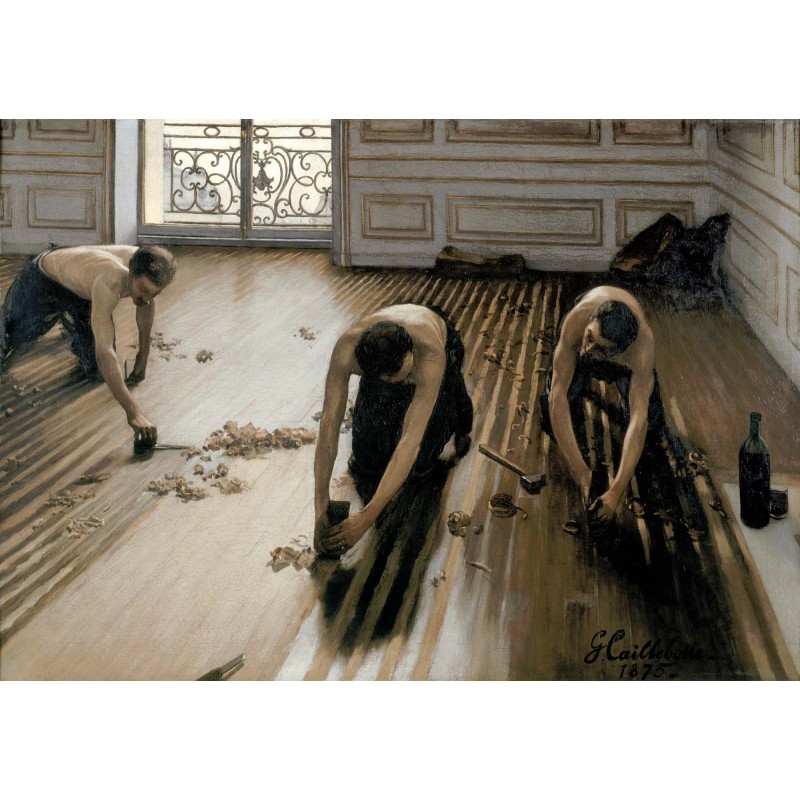 Puzzle 350 pièces - Les Raboteurs De Parquet Gustave Caillebotte