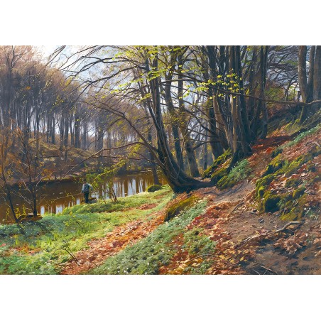 Puzzle 500 pices - Paysage A Soby Monsted