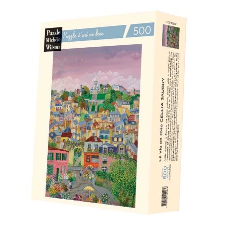 Puzzle 500 pices - La Vie En Rose Cellia Saubry