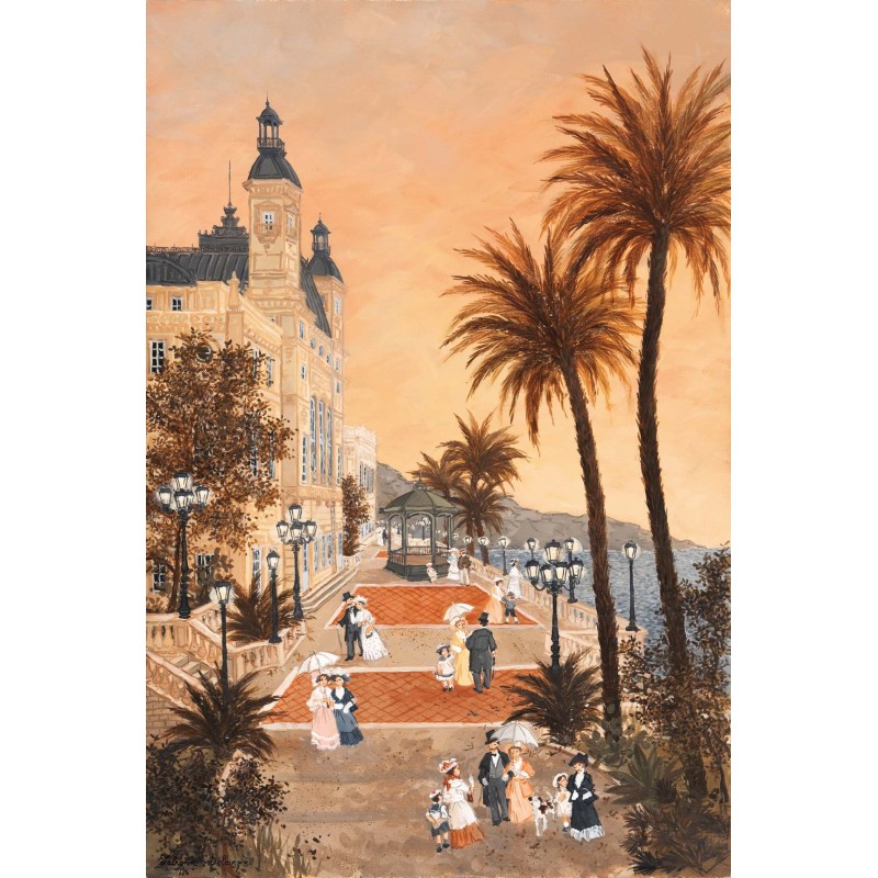 Puzzle 650 pices - Les Terrasses Du Casino Fabienne Delacroix