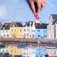 Puzzle 500 pices - L'Ile De Sein Delacroix