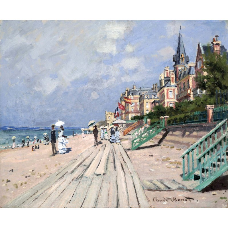 Puzzle 500 pices - La Promenade A Trouville Monet