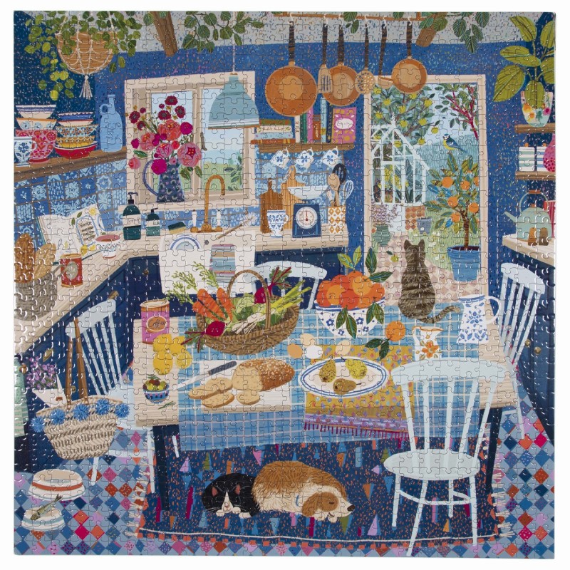 Puzzle 1000 pièces - Blue Kitchen