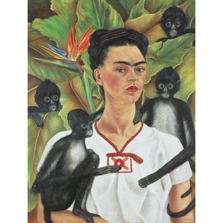 Puzzle 1000 pièces - Frida Kahlo - Autoportrait