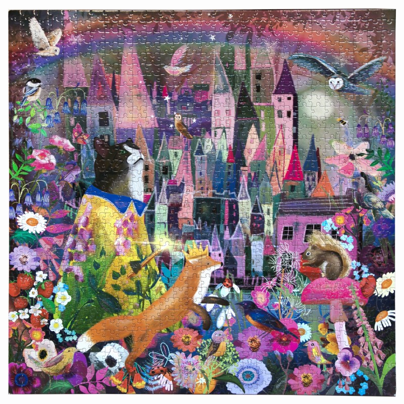 Puzzle 1000 pièces - Cat And The Castle