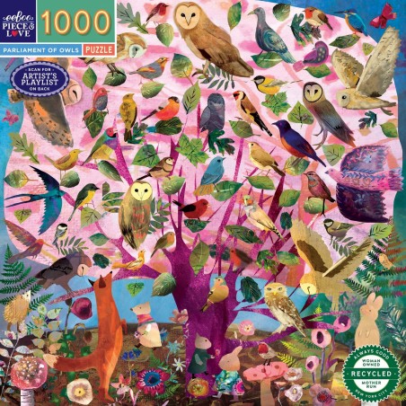 Puzzle 1000 pices - Parliament Of Owls