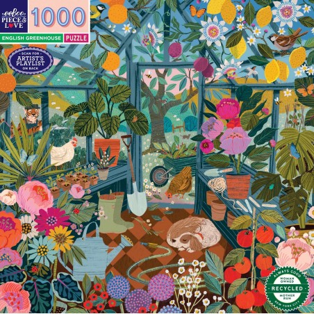 Puzzle 1000 pices - English Greenhouse