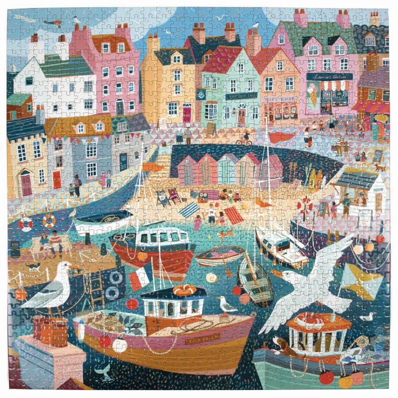 Puzzle 1000 pièces - Seaside Harbor