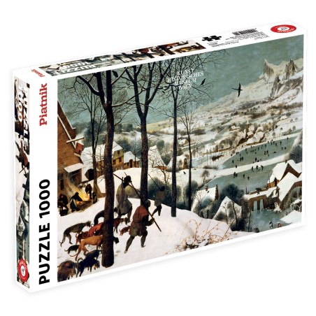 Puzzle 1000 pices - Chasseurs Dans La Neige