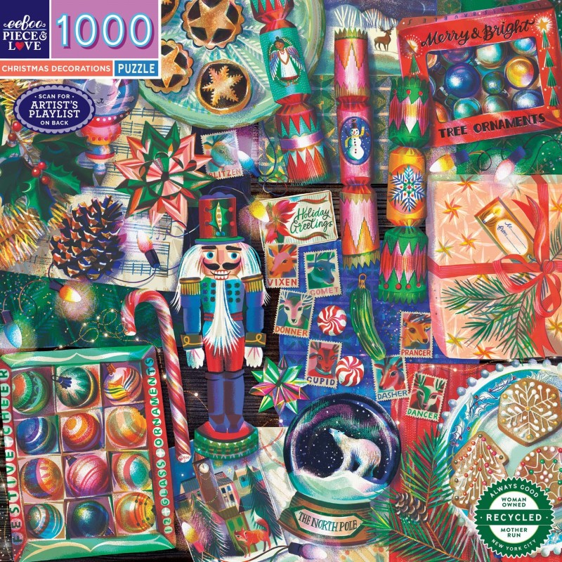 Puzzle 1000 pices - Christmas Decoration