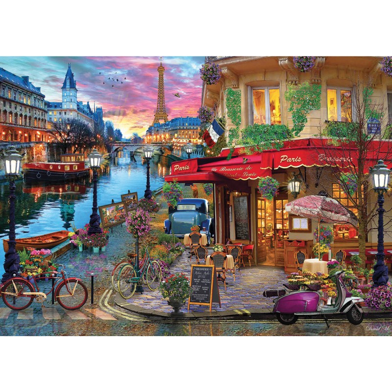 Puzzle 1000 pièces - Sunset On The Seine