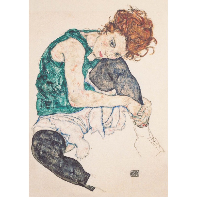 Puzzle 1000 pièces - Schiele - Femme