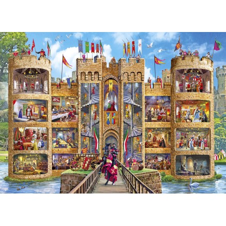 Puzzle 1000 pièces - Castle Cutaway