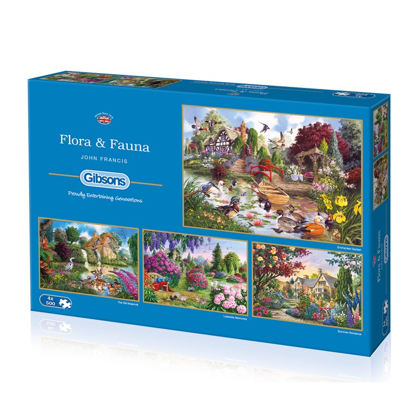 Puzzle 500 pices - Flora & Fauna 4X5