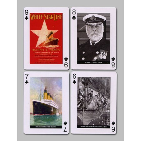 Cartes à jouer Titanic