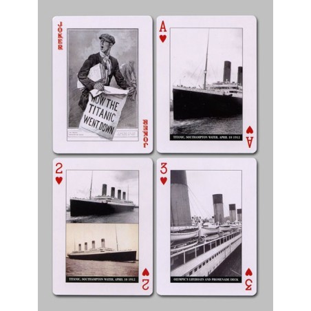 Cartes à jouer Titanic