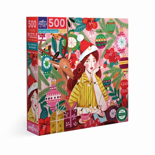 Puzzle 500 pices - Ms. Santa'S Reindeer