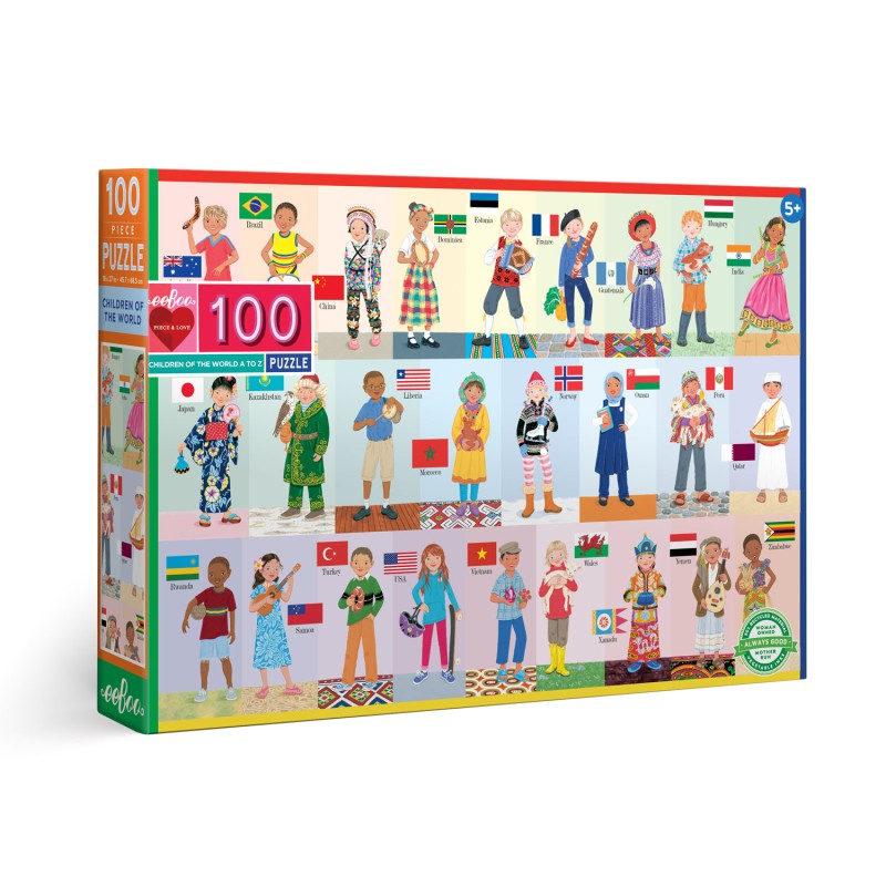 Puzzle 100 pices - Enfants Du Monde