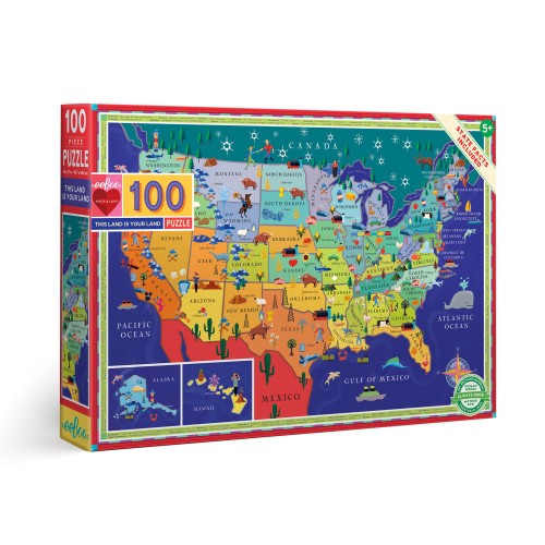 Puzzle 100 pices - Etats-Unis