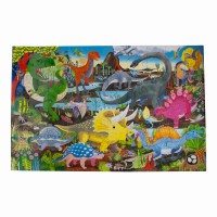 Puzzle 100 pices - Terre Des Dinosaures