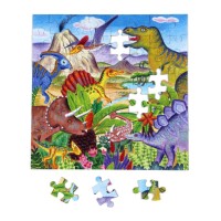 Puzzle 64 pices - Ile Des Dinosaures