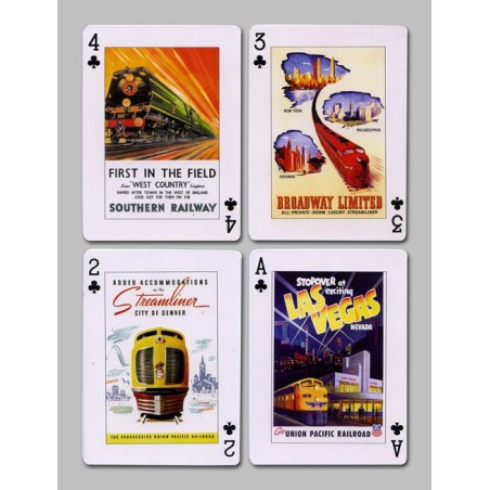 Cartes à jouer Rail Art